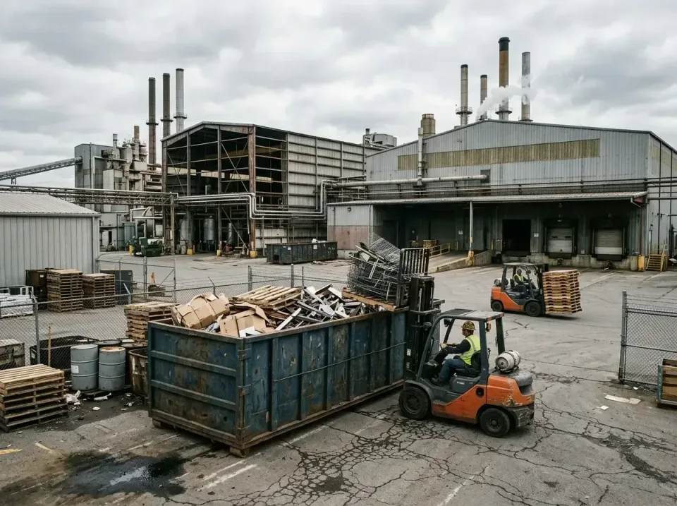 industrial-factory-scrap-conta-003 — frequently asked questions, Cheap Roll-off Dumpster Rentals in Bay Pines, FL
